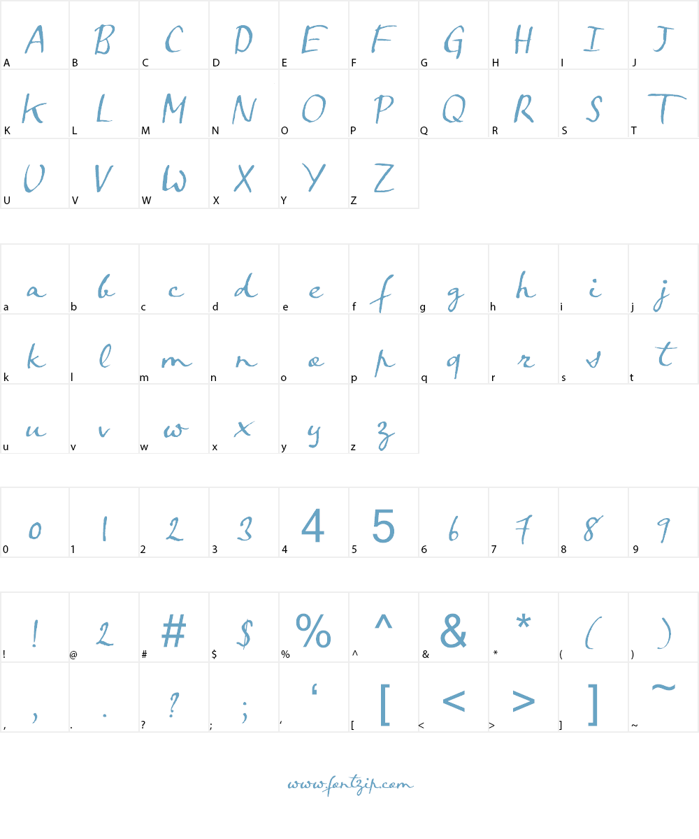 Crowfeather Script DEMO Font Character